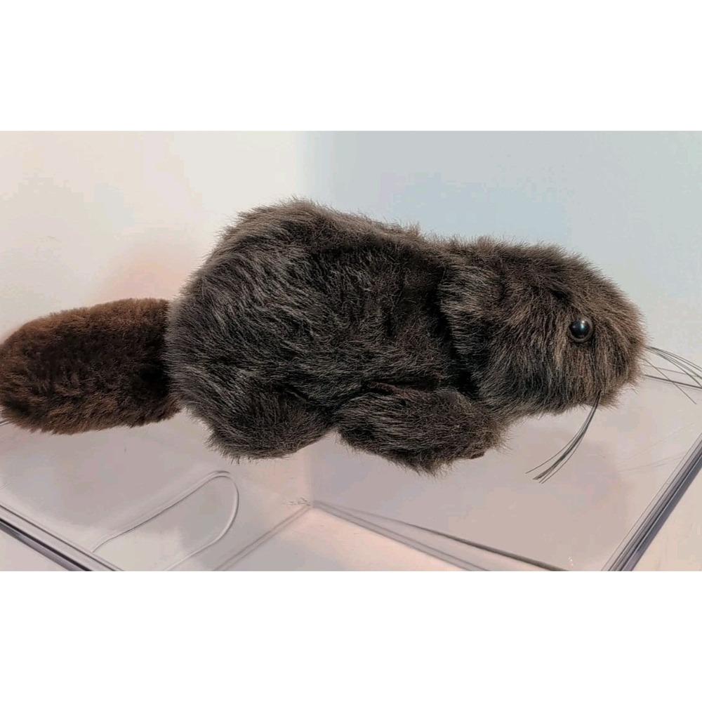Vintage Beaver‎ Dakin Stuffed Animal 1976 Pillow Pets Realistic Hair